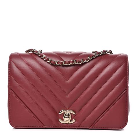 chanel mini quilted or chevron